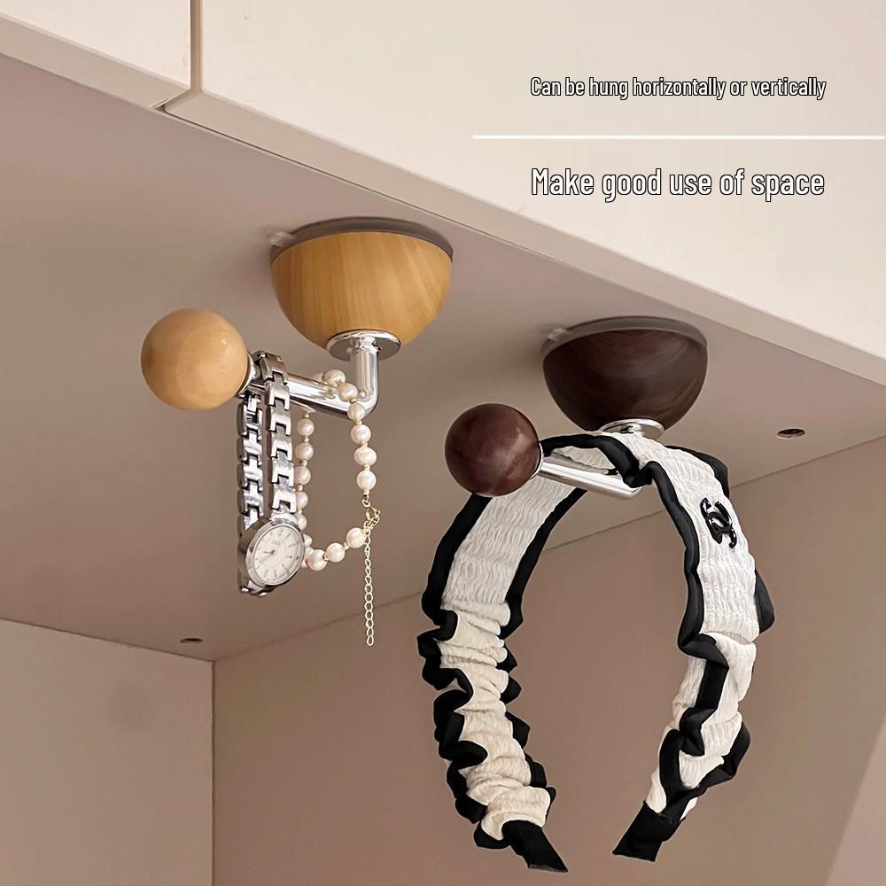 No-Drill Adhesive Suction Cup Hook for Door & Wall – Clothes, Hats & Accessories Rack