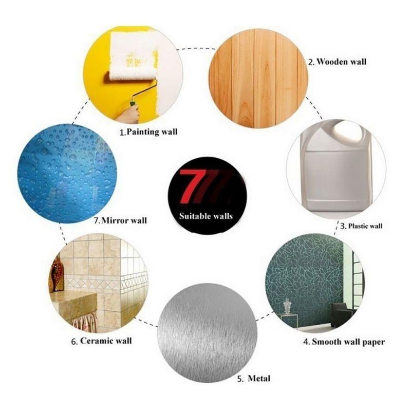 Home Bedroom Decoration Wall Stickers Romantic Rose Flower Wall Sticker Removable Decal Room