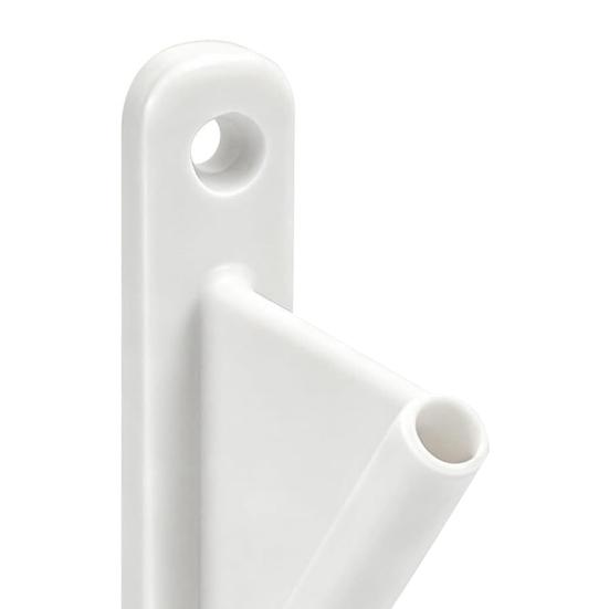 Weatherproof Flag Holder Mini Stick with Screws, Wall Mount Pole Miniature Base Holder, Small Display Bracket for Classrooms Offices Shops