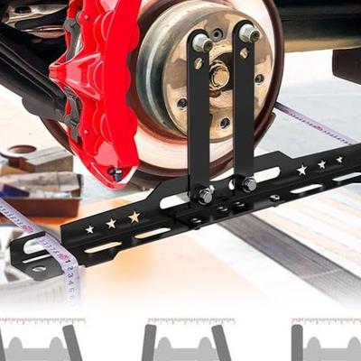 Profession Toe Plates For Vehicle Wheel Alignment Anti Drop Slots Design Enhancing Stability Aluminum Alloy Construction