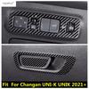 Head Light Lamps Switch / Glove Box Sequ / Rest Pedal Panel Cover Trim For Changan UNI-K UNIK - 2024 Accessories Interior