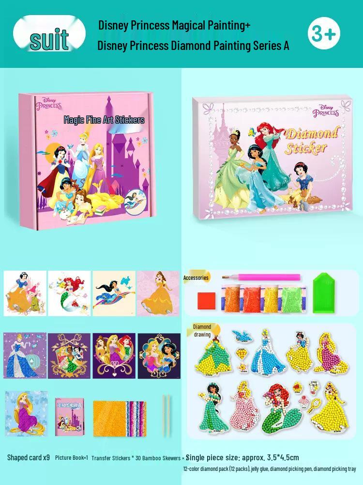 DIY Iridescent Magical Art Sticker Painting Set for Kids