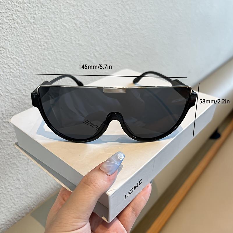 Women's Oversized Square Frame Glasses with Clear Lenses - Butterfly Style Lightweight Eyewear for Large Faces