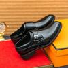 Large Size Fashion Business Munk Shoes Outdoor British Trend Low Top Leather Shoes Men's Leather Lazy Shoes