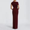2026 Womens Sheer Cutout Sleeveless Bodycon Midi Dress Elegant Pure Temptation Style