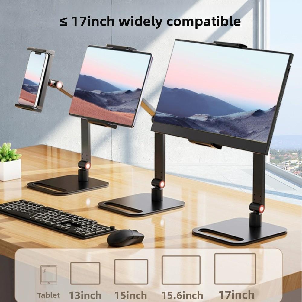 Punch-Free Screen Holder Adjustable Height Monitor Bracket Portable Monitor Holder  Office