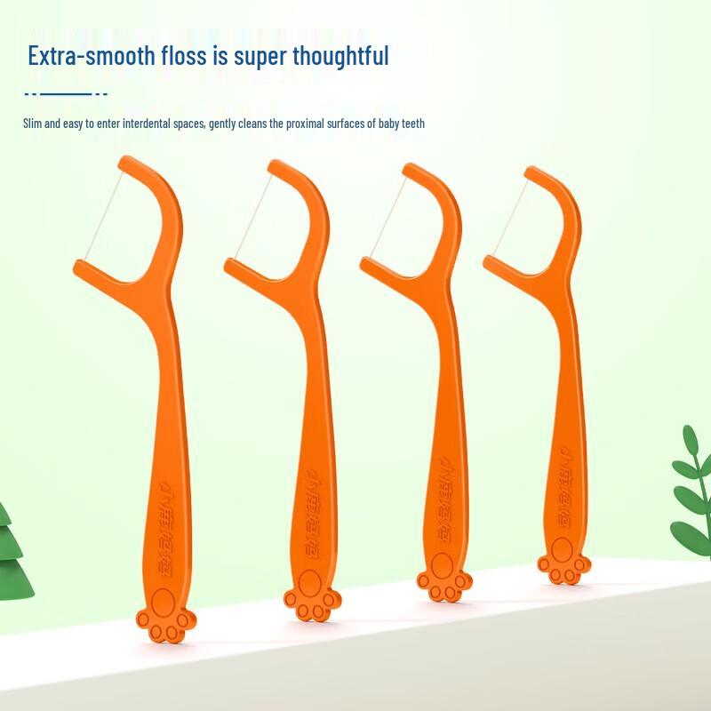 FAWNMUM Soft & Smooth Kids Dental Floss Picks