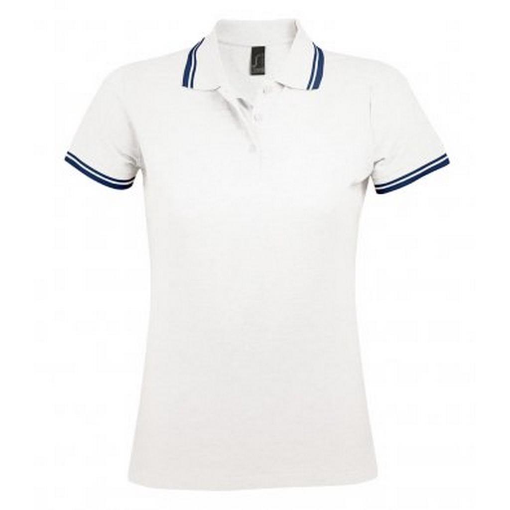 SOLS Dámská/Dámská pique polokošile Pasadena s krátkým rukávem