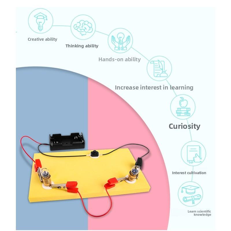 Physics Science Experiment Kit With Electrical Circuit Components For Kids Diy Learning