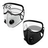 Maschera Antipolvere per Lavori in Giardino 2 Pezzi Maschera, Traspirante Riutilizzabile Filtro al Carbonio Viso Regolabile Anti-inquinamento Imbottitura con Occhiali Lavorazione del Legno Edilizia