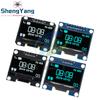TZT 1,3 Zoll OLED-Modul SPI/IIC I2C Kommunikation weiß/blau Farbe 128X64 1,3 Zoll OLED LCD LED Display-Modul 1,3" OLED-Modul
