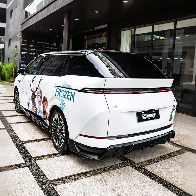 Suitable for Xiaopeng X9: CMST Style ABS Front Lip, Side Skirts & Rear Lip Sport Body Kit