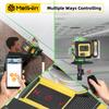 MELLWIN Professional 16 Lines 4D Laser Level with APP Remote Control – 360° Horizontal & Vertical Self-Leveling Green Beam Laser Tool
