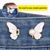 1Pc Seamless Adjustable Waist Extension Button - Removable Spring Snap for Faux Denim Clothing Extender For Women & Men
