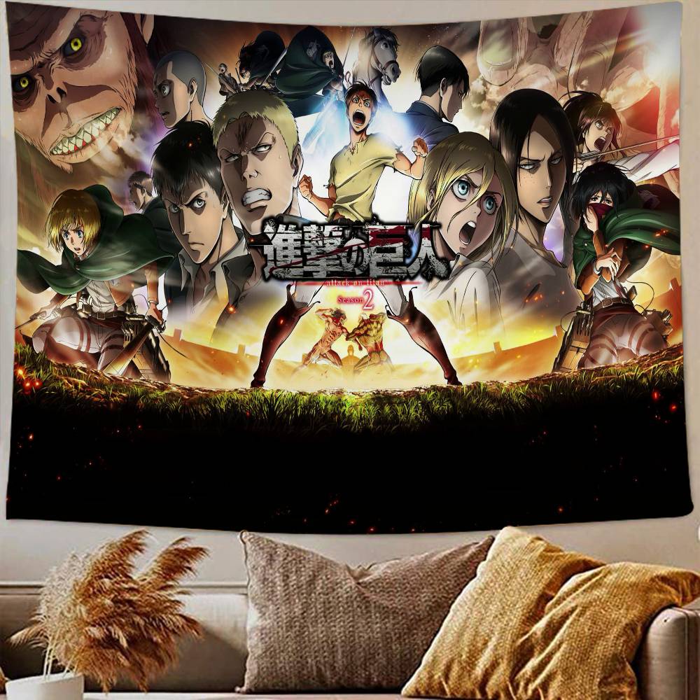 Eren Yeager Freedom Manga Colorful Tapestry Wall Hanging Wall Hanging Bohemian Wall Tapestries Mandala Wall Hanging Sheets