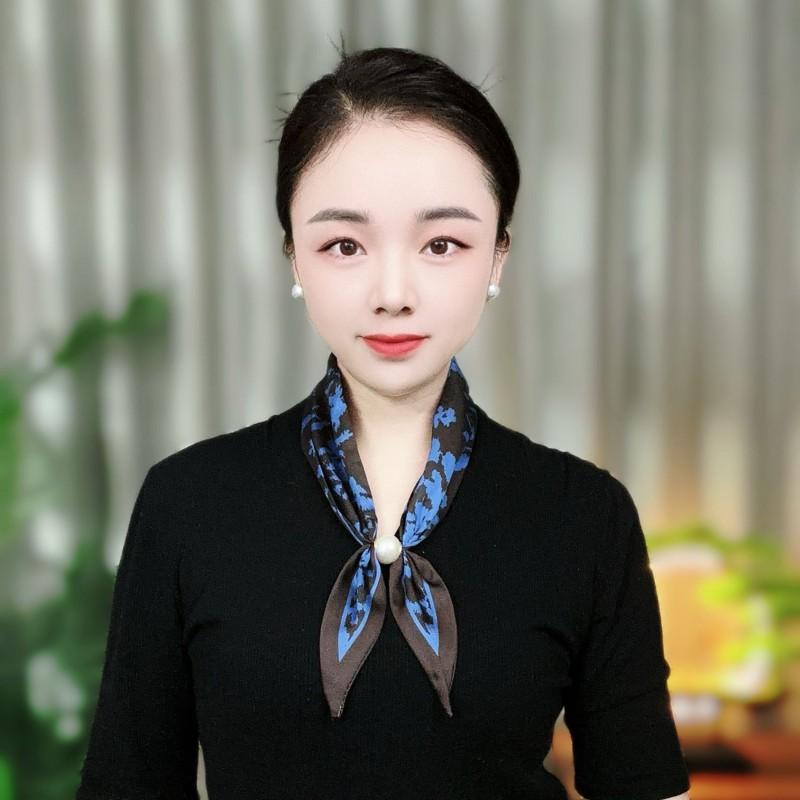 Womens Lightweight Satin Scarf With Magnetic Clasp Versatile Neck Accessory Fashion