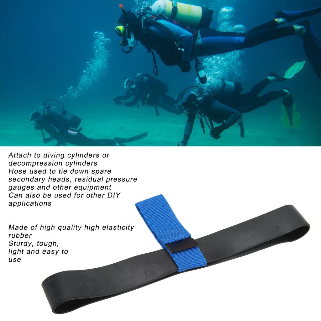 KEEP DIVING Tauch-Retainer-Band Gummi Mehrzweck-Tauchflaschenband zum Tauchen