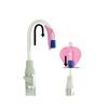 50 Pcs Autoclavable Dental Suction Tube Holder Safe Saliva Outlet Tool for Daily Oral Care & Clinic