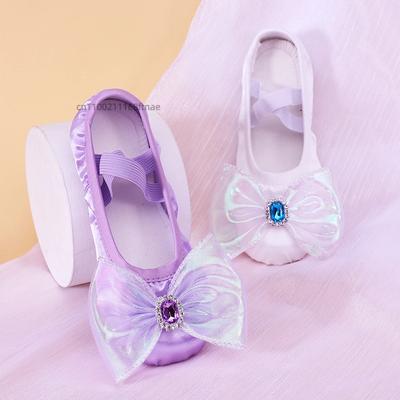 Dansschoenen voor meisjes met zachte zolen, Kinderballet, Babydansschoenen, Leuke podiumoptredens, Kattenpoot Dansschoenen