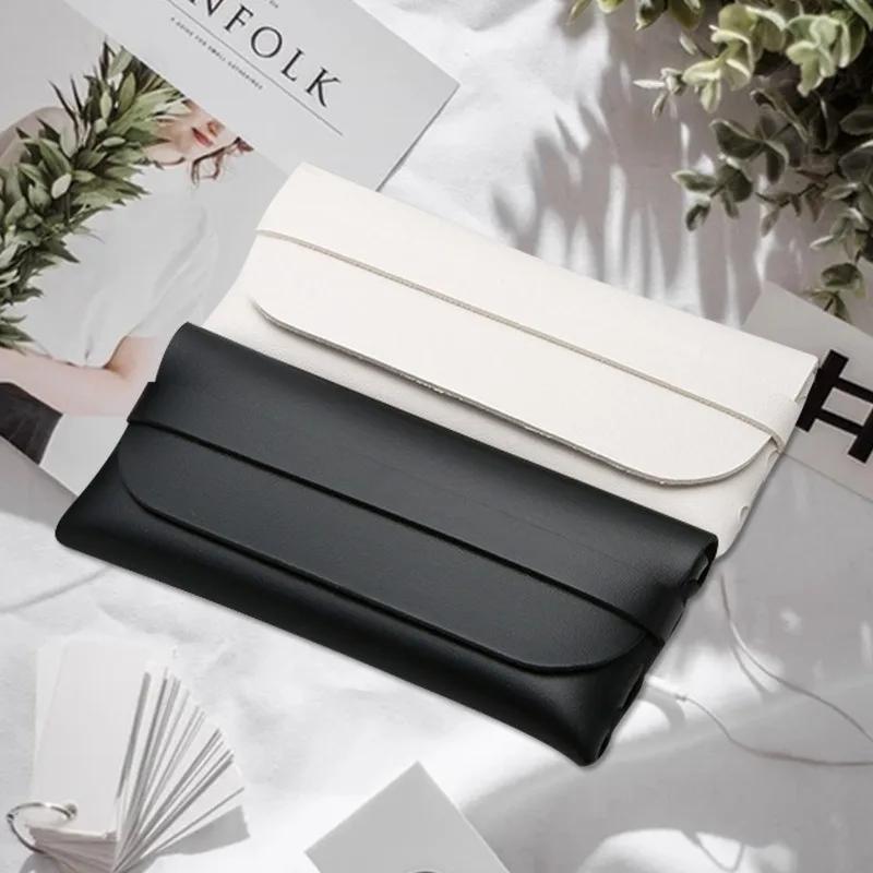 

Fashion New Fashion Leather Glasses Bag for Women Men Glasses Protective Case Portable Sunglasses Boxes Bag Eyewear Accessories