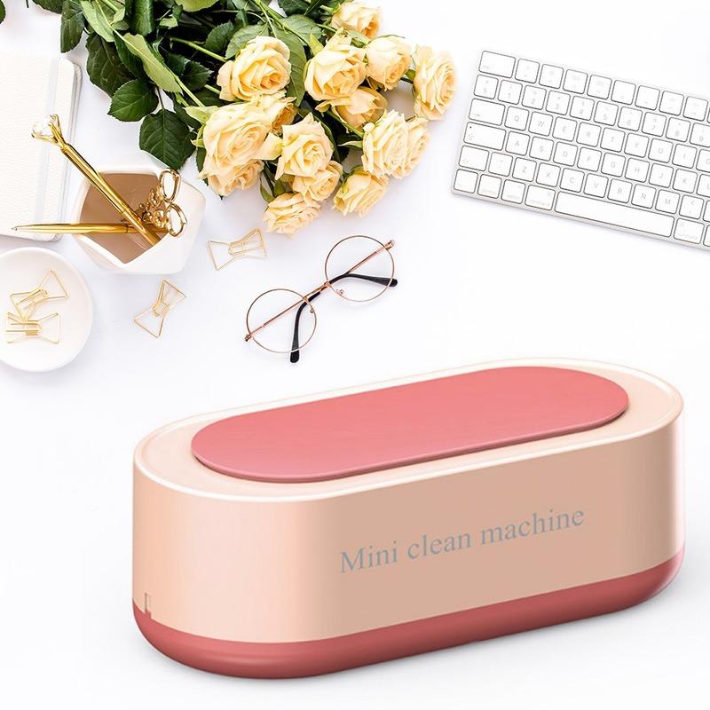 Ultrasonic Glasses Cleaner Ring Watch Jewelry Cleaning High Frequency Vibration Wash Cleaner Washing Tool