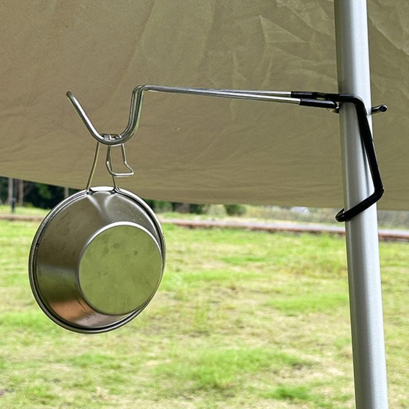Camping Lamps Hook Hangers, Double-Ended Storage Hook Multipurpose Camping Light Lamps Hook, Metal Hook