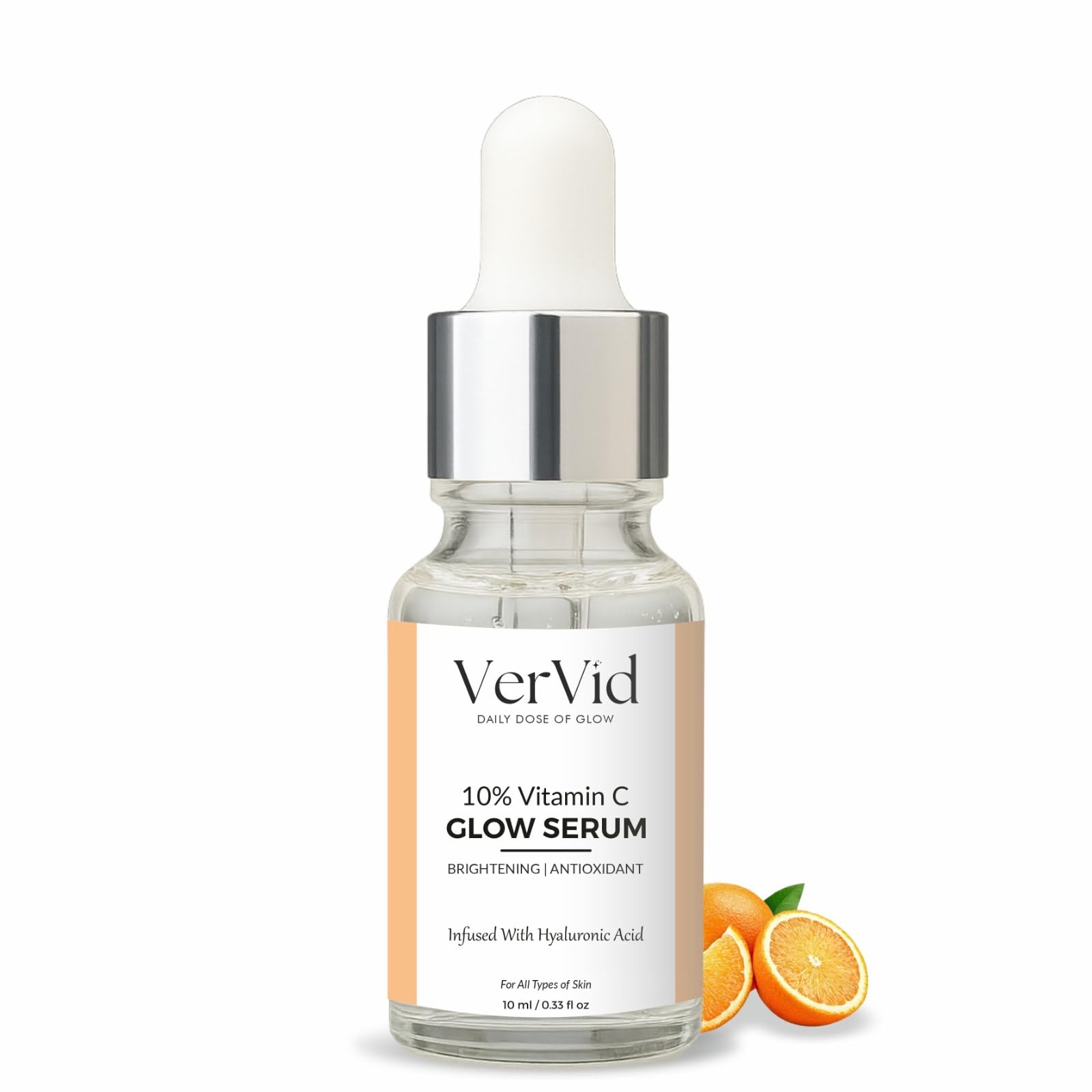 Vitamin C Face Serum Brightening & Dark Spot Reduction Serum for Glowing, Even Skin Tone Visible Results in 7 Days(10 ml)