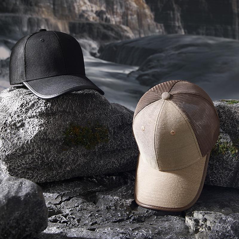 Летняя дышащая потная крутая солнцезащитная бейсбольная кепка с сеткой для мужчин и женщин — фото 4