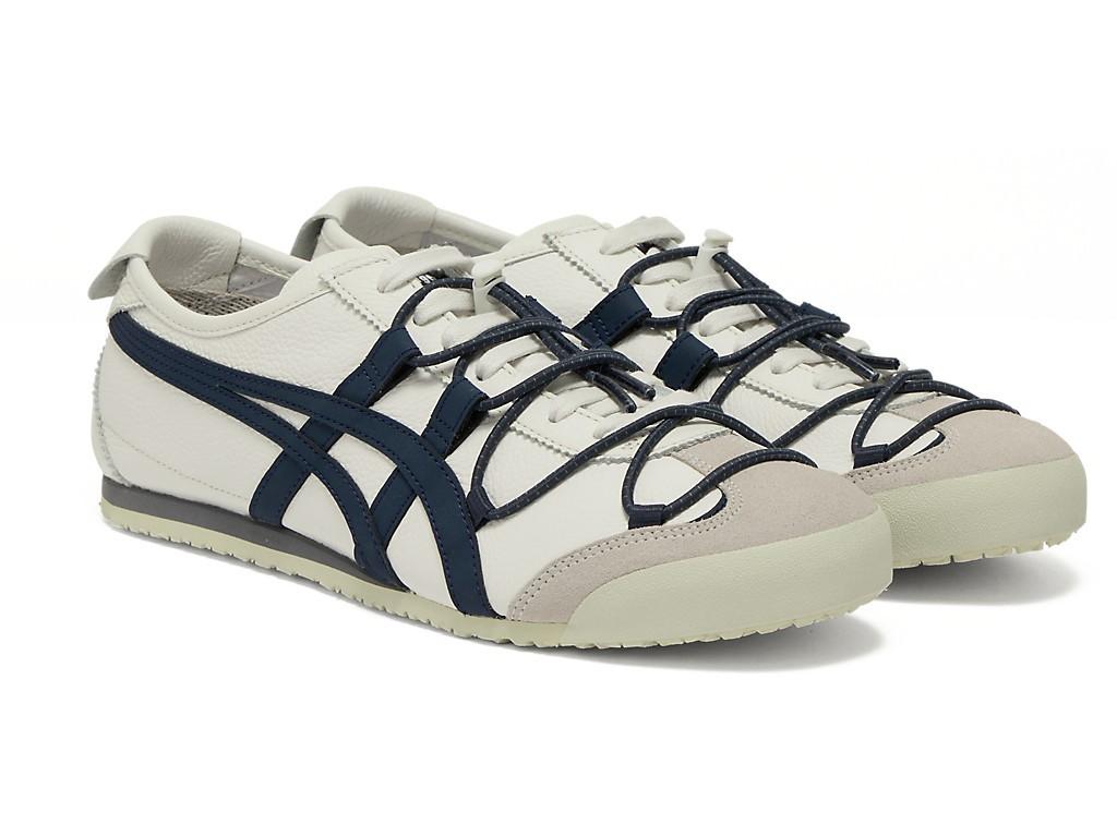 1183C577-100 Onitsuka Tiger Mexico 66 Viny Off White/Iron Navy (Men s) 4