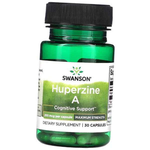 Гиперзин А, Huperzine A Maximum Strength 200, Swanson  30капс (72280084)