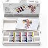 Peinture Aquarelle - Boite De Poche - 8 Demi-godets - Winsor Et Newton - Portrait