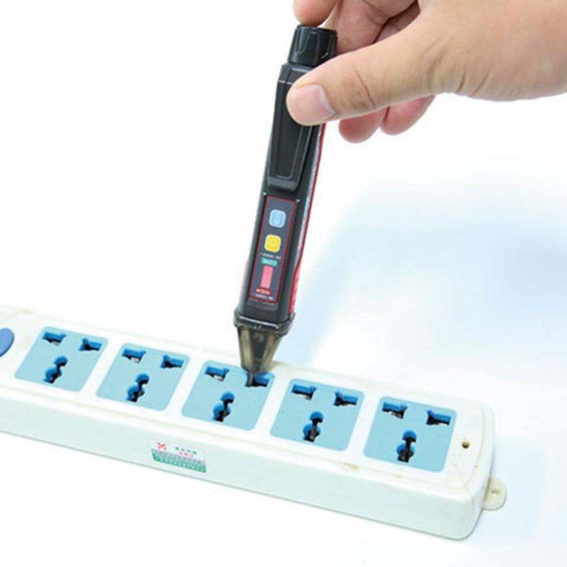 Electricians Intelligent Voltages Detector Pen No Contact Live/Neutral Wire Tester with Breakpoints Locator Waterproof