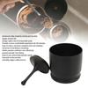 Dosing Rings Press Aluminum Alloy Anti Flying Coffee Powder Picker Coffee Making Supplies 58mm Black