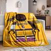 1 Stück Lakers LeBron Weiche hautfreundliche Flanelldecke mit Digitaldruck, verschiedene Größen erhältlich für Familie, Freunde, Geburtstag