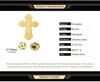 Dawapara Broches Croix Orthodoxe Broches Église Orientale Russe Broche Émail Multicolore Bijoux de Prière Religieuse Acier Inoxydable