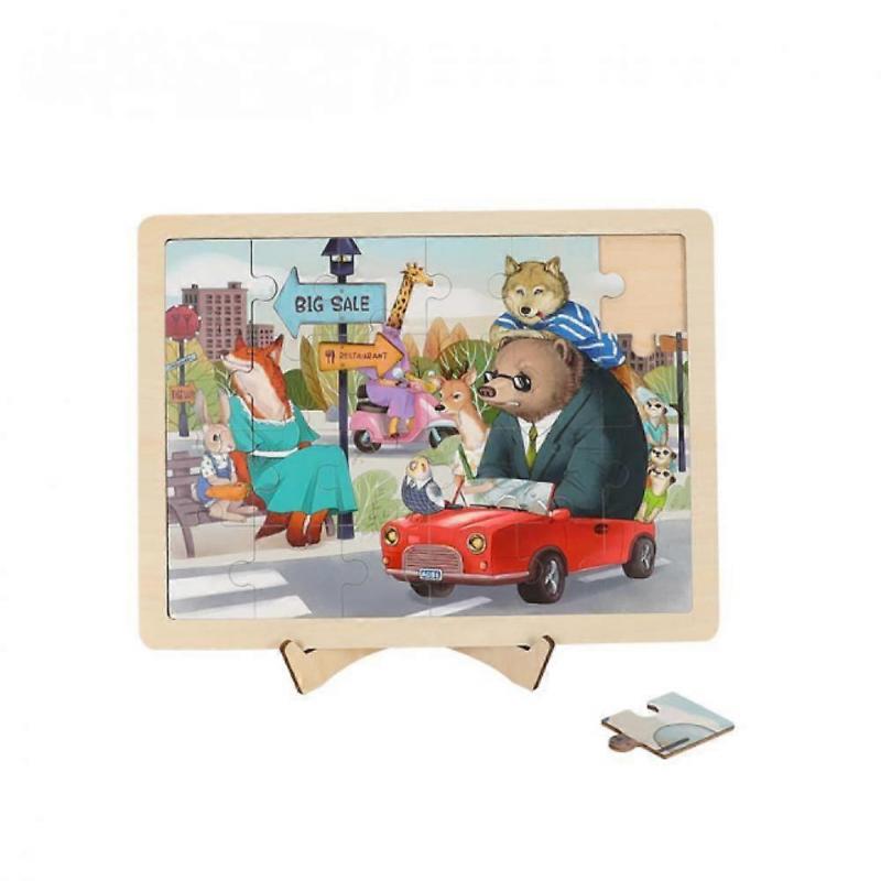 Children'S Puzzle Wooden Puzzle For Children'S Cognitive Puzzle Wooden Toy Gifts For Boys And Girls