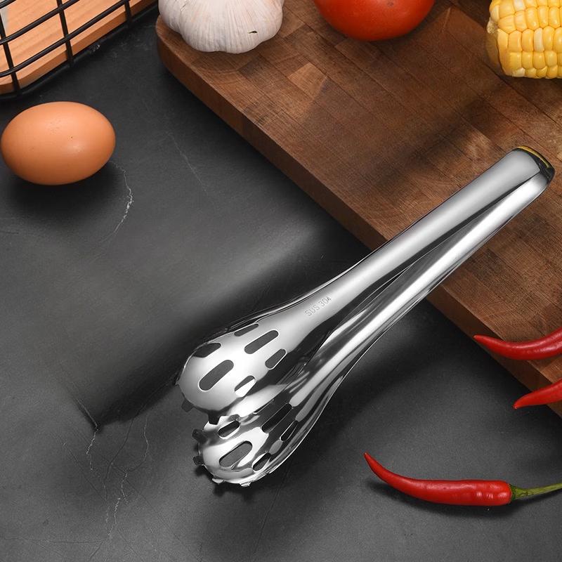 Stainless Steel Kitchen Tongs Set
