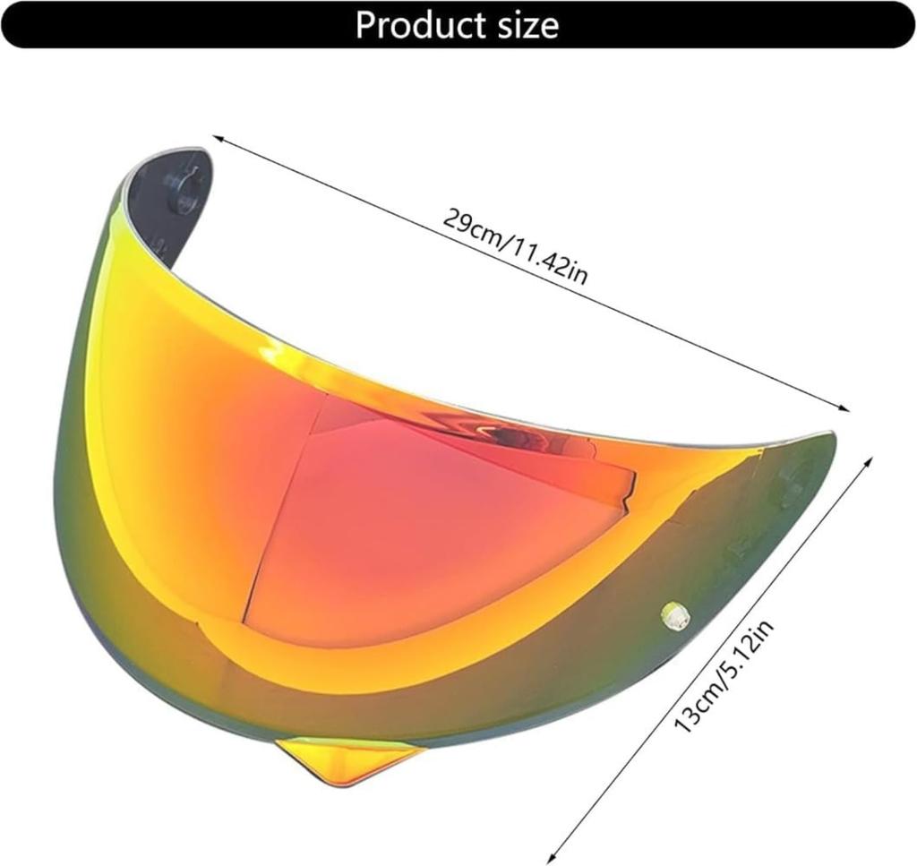 HJC C10 Motorcycle Helmet Visor Lens Motorcycle Visor Shield Wide Angle View Helmet Visor