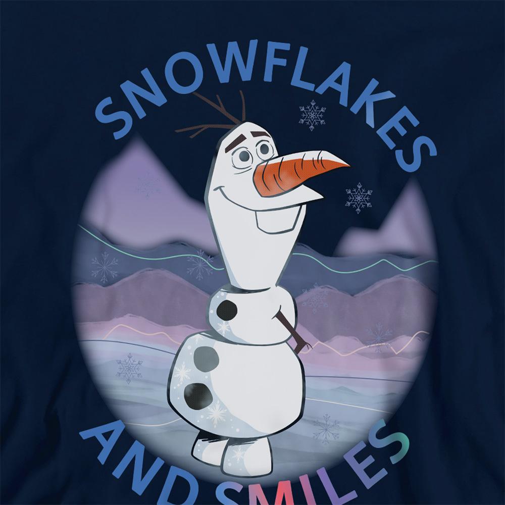 Frozen Childrens/Kids Snowflakes And Smiles Olaf Pullover Hoodie
