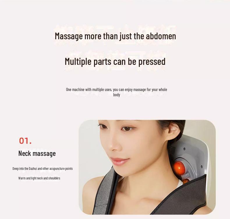 Bianstone Abdominal Massager and Moxibustion Therapy for Intestinal Health