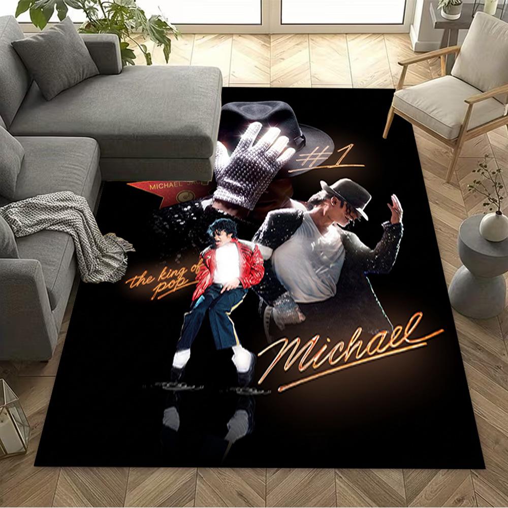 Pop: Michael Jackson Floor Mat Perfect for Hallway Decorate room Living Rooms Dormitory Antislip Carpet Anime Office Decor Wedding Party Gift
