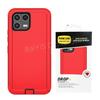 Casual Durable Heavy Duty Hybrid Defender Phone Case For T-Mobile Revvl 8 7 Pro 3-Layer Armor Shockproof Protective Cover