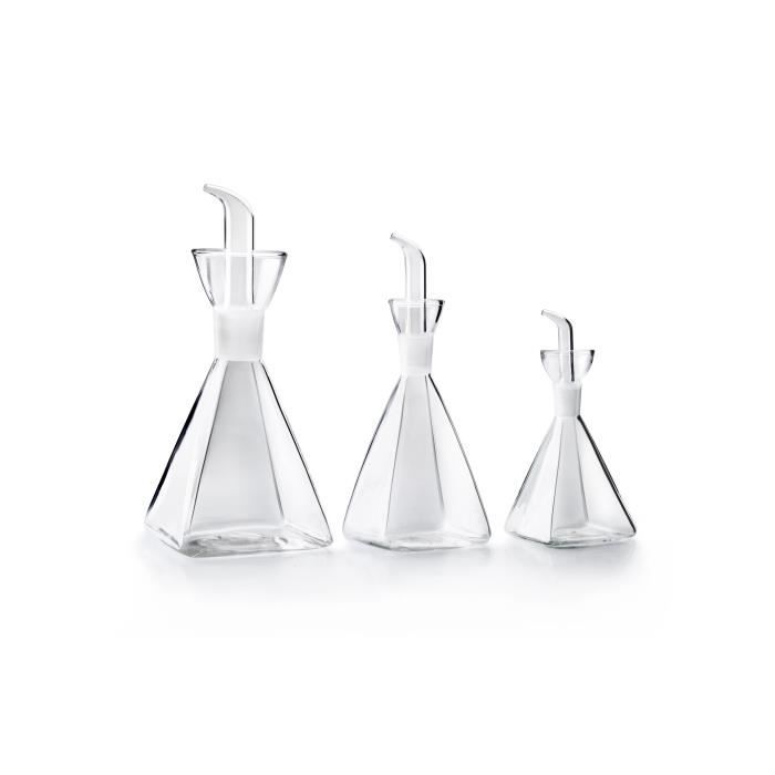 IBILI 746902 Huilier Pyramidal, Verre, Transparent, 7 X 7 X 16 Cm