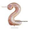 40" Rose Gold Laser Cut Number Balloon - Birthday, Proposal, Wedding, or Bridal Decor