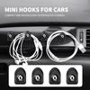 1/2/4pc Mini Car Hooks Interior Storage Holder For Renault Megane 1 Scenic Logan Laguna Espace Symbol Clio 4 RS Dacia ZOE Koleos MM2