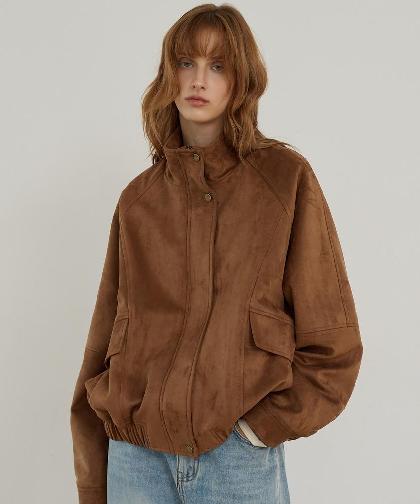CITYBREEZE Suede High-Neck Jumper_3 Colors