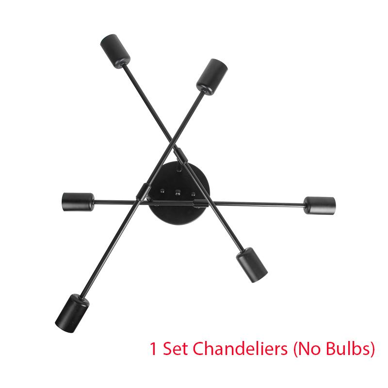 Canmeijia Modern Chandelier Nordic Decor Lamp Celing Light 6 Head Pendant Lights Hanging Light For Living Dining Room