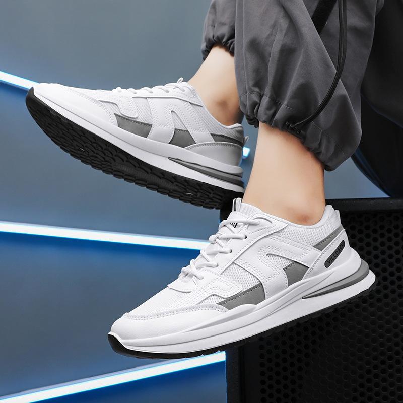 

Мужская обувь Forrest Gump, мужская мода, универсальная спортивная повседневная обувь, модная мужская студенческая обувь в корейском стиле, дышащая сетчатая обувь для мужчин 39