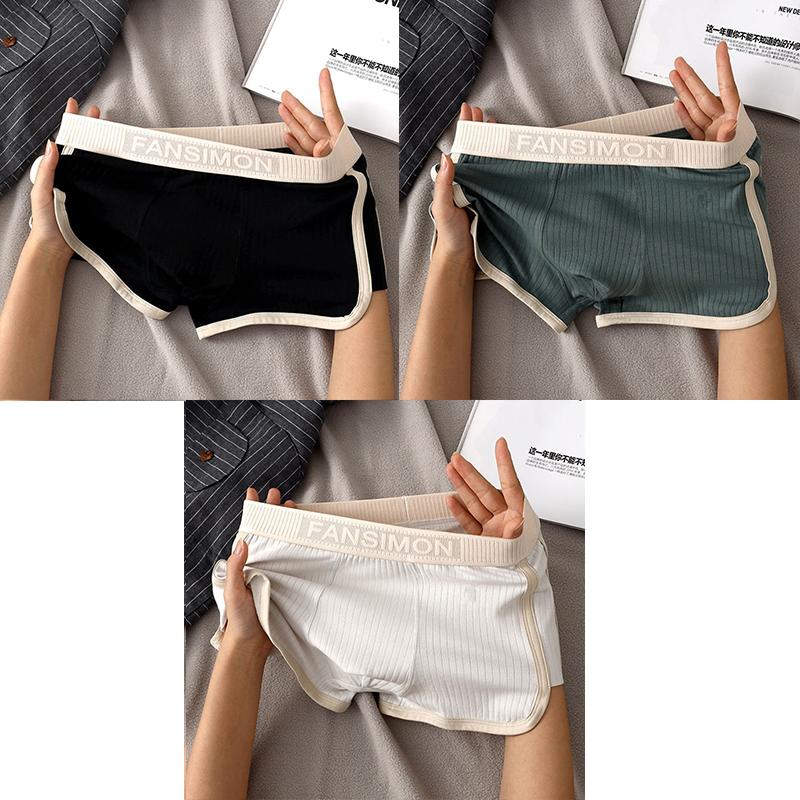 

Мужское нижнее белье боксеры в полоску из чистого хлопка, дышащие боксерские шорты, мужские модные боксеры 2XL золотой