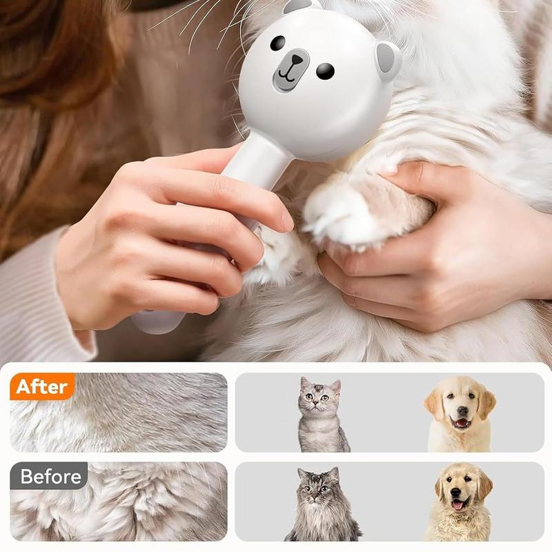 

Cat Steamy Brush Grooming Comb Cat Hair Brush Built-in Spray Steamer Comfortable Pet Comb Hair Removal Tool For Removing Tangles CHINA